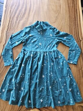Hanna Andersson Star Print Long Sleeve Dress